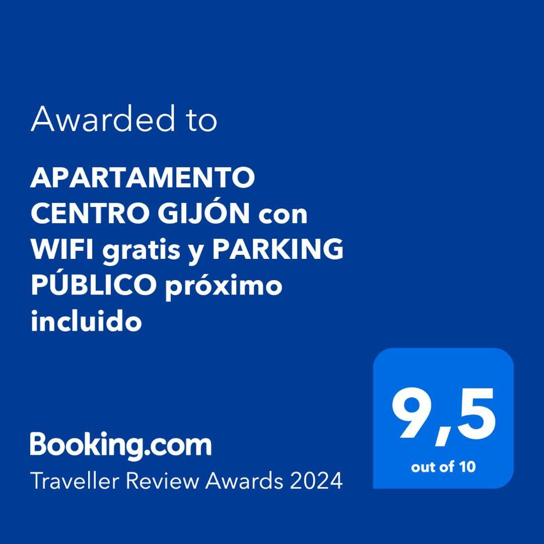 Apartamento Centro Gijon Con Wifi Gratis Y Parking Publico Proximo Incluido 外观 照片